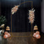 8ft Gold Metal Half Moon Floral Frame Wedding Arbor Stand, Chiara Backdrop Display Arch