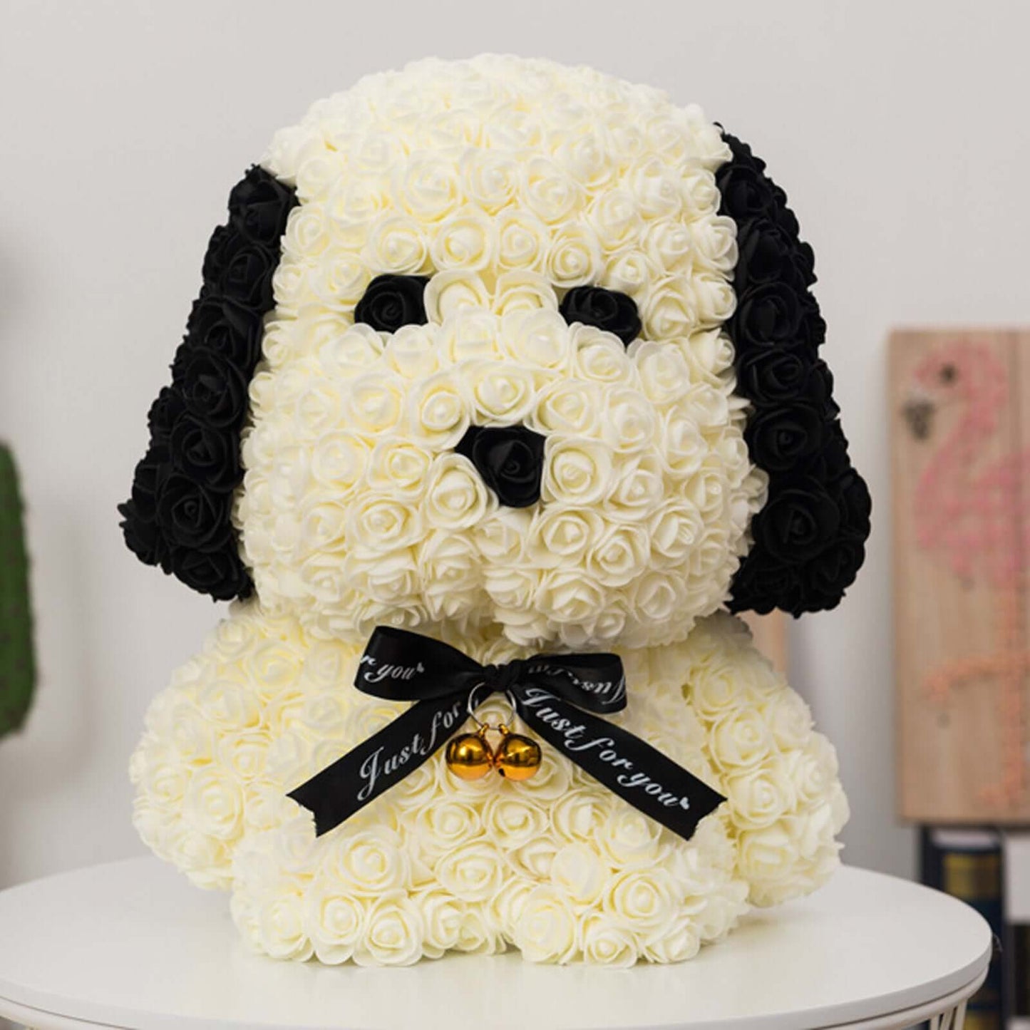 12.5" DIY White 3D Modeling StyroFoam Puppy, Polystyrene Craft Foam Animal