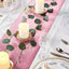 Glitter Paper 9ft Table Runner Roll Rose Gold Disposable Circle Pattern - Stylish Party Decor
