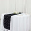 Rosette Satin 14"x108" Table Runner Black - Grandiose Design - Linen Luxes
