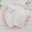 6-Pack Table Placemats Woven Fiber Design Blush Round - Disposable Mats for Dining and Events 15"