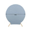 7.5ft Matte Dusty Blue Round Spandex Fit Party Backdrop Stand Cover