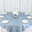 Taffeta 72"x72" Table Overlay Square Tablecloth Dusty Blue - Accordion Crinkle Table Cover