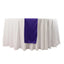 Scuba Polyester 12"x108" Table Runner Purple - Wrinkle-Free Table Linen