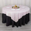 Polyester 72"x72" Table Overlay Square Tablecloth Iridescent - Glitter Sparkle Table Topper