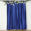 Royal Blue Crushed Velvet Backdrop Curtain â€“ 8ft x 8ft Event Drape with Rod Pocket, Privacy Panel for Photo Booths & Events - Linen Luxes