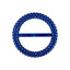 20 Pack Diamond Round Chair Sash Band Buckle Pins Royal Blue - Timeless Rhinestone Napkin Rings 2.5"