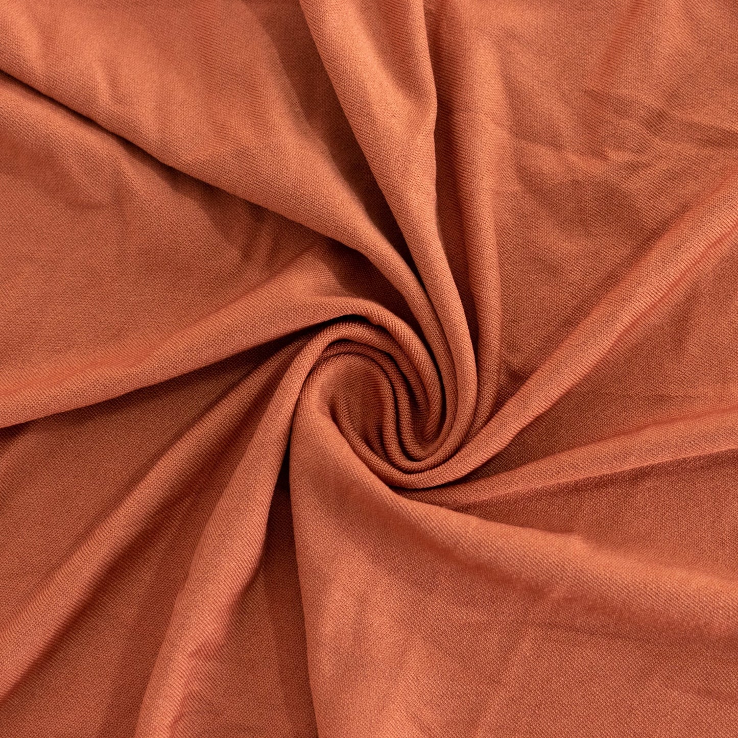 Spandex 36" Round Cocktail Table Cover Terracotta (Rust) - Easy to Maintain Stretch Fitted Highboy Tablecloth
