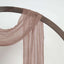 20ft Dusty Rose Gauze Cheesecloth Fabric Wedding Arch Drapery, Window Scarf Valance, Boho Decor Arbor Curtain Panel