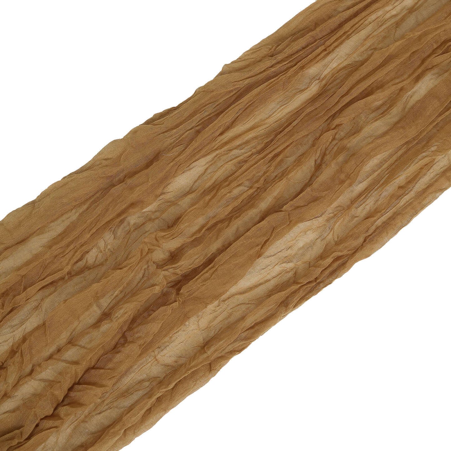 20ft Taupe Gauze Cheesecloth Fabric Wedding Arch Drapery, Window Scarf Valance, Boho Decor Arbor Curtain Panel