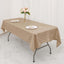 Faux Burlap Jute 54"x96" Rectangle Tablecloth Natural - Rustic Event Table Linen