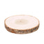 Rustic Poplar Wood Slices Round - Versatile Centerpieces for Tablescapes 9" Dia - Linen Luxes
