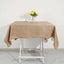Faux Burlap Jute 54"x54" Square Tablecloth Natural - Rustic Event Table Linen
