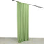 Sage Green 4-Way Stretch Spandex Event Curtain Drapes, Wrinkle Free Backdrop Event Panel with Rod Pockets - 5ftx10ft