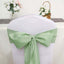 5 Pack Polyester Chair Sashes Sage Green 6"x108"