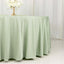 Scuba Round 120" Tablecloth Sage Green - Wrinkle Free & Stain Resistant Seamless Table Cover