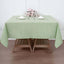 Polyester Square 70"x70" Tablecloth Sage Green - Wrinkle-Resistant & Durable Table Cover