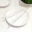 3-Pack Plastic Serving Tongs Clear - Durable Disposable Food Service Tongs for Salad Bars Dessert Tables Buffets 12"