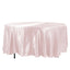 Satin 108" Round Tablecloth Blush - Smooth and Lustrous Table Cover - Linen Luxes