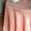 Satin 108" Round Tablecloth Dusty Rose - Smooth and Lustrous Table Cover - Linen Luxes
