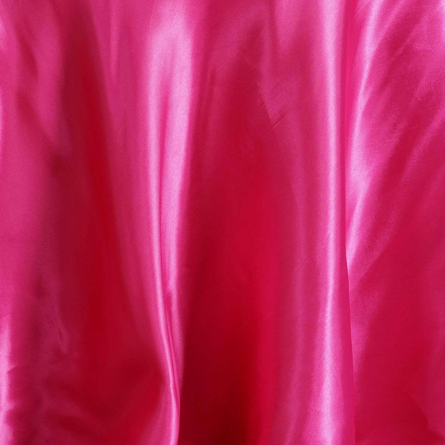 Satin 108" Round Tablecloth Fuchsia - Smooth and Lustrous Table Cover - Linen Luxes