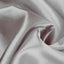 Satin 108" Round Tablecloth Silver - Smooth and Lustrous Table Cover - Linen Luxes