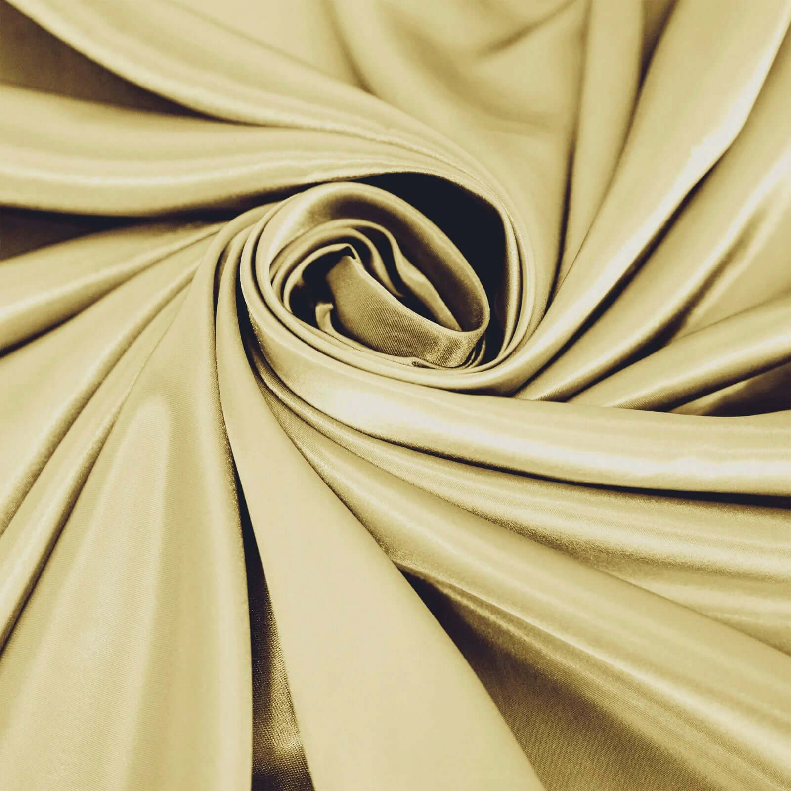 Satin 120" Round Tablecloth Champagne - Stylish Seamless Table Cover - Linen Luxes