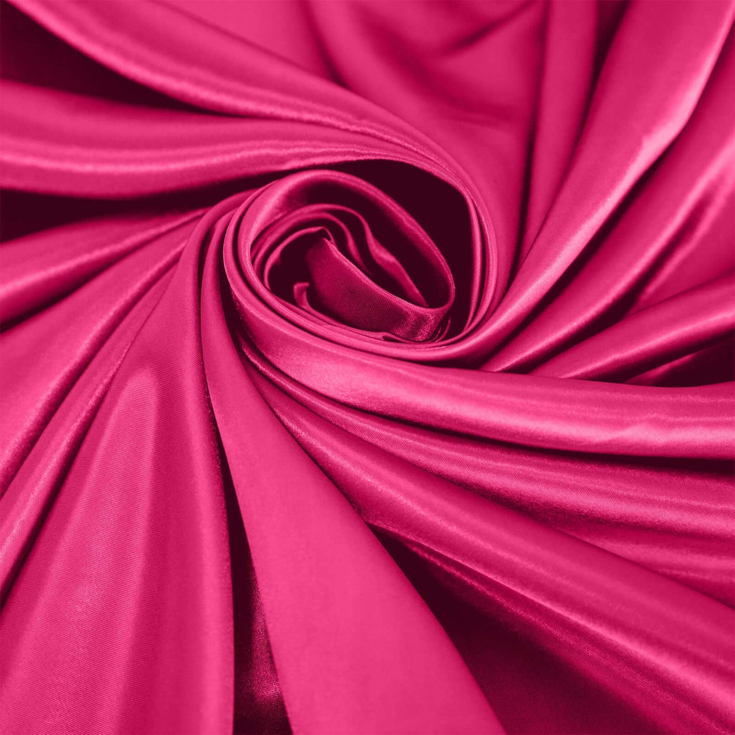 Satin 120" Round Tablecloth Fuchsia - Stylish Seamless Table Cover - Linen Luxes
