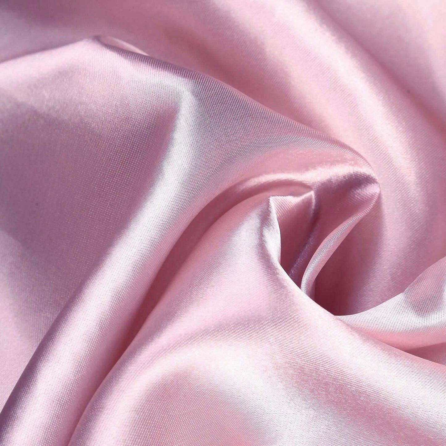 Satin 120" Round Tablecloth Pink - Stylish Seamless Table Cover - Linen Luxes