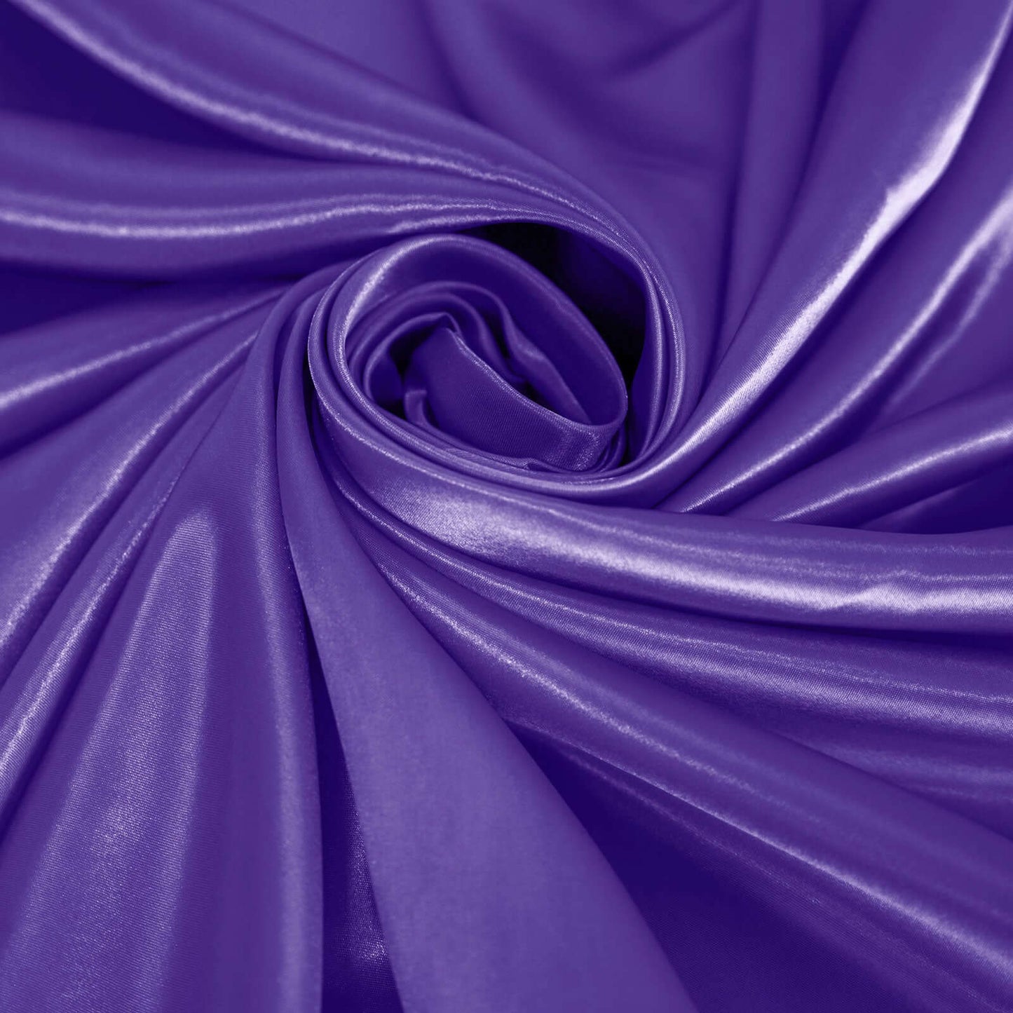 Satin 120" Round Tablecloth Purple - Stylish Seamless Table Cover - Linen Luxes