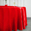 Satin 120" Round Tablecloth Red - Stylish Seamless Table Cover - Linen Luxes