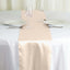 Satin 12"x108" Table Runner Beige - Stylish Table Linen - Linen Luxes