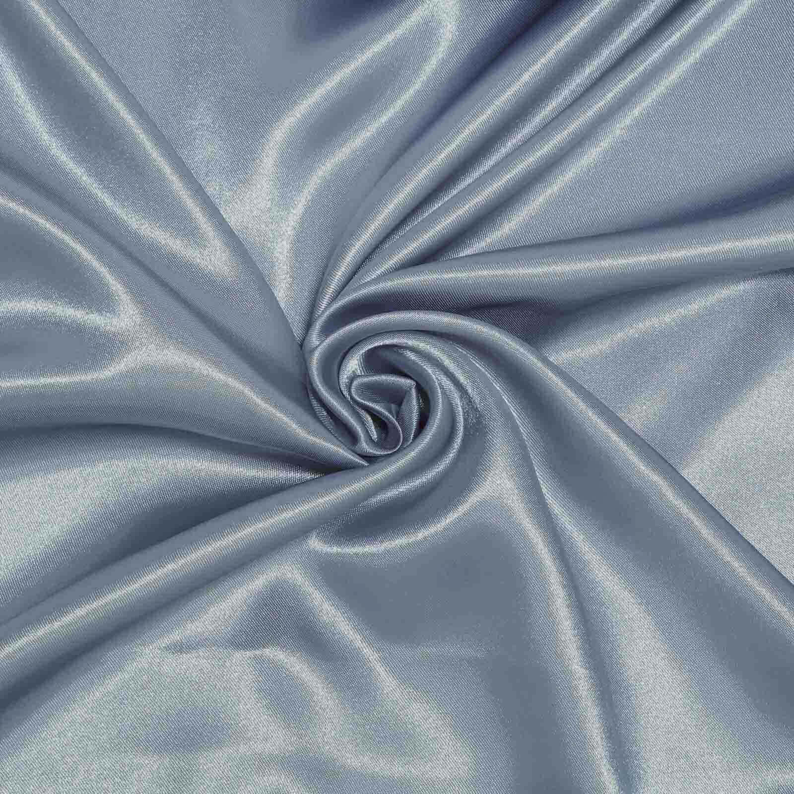 Satin 12"x108" Table Runner Dusty Blue - Stylish Table Linen - Linen Luxes