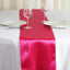 Satin 12"x108" Table Runner Fuchsia - Stylish Table Linen - Linen Luxes