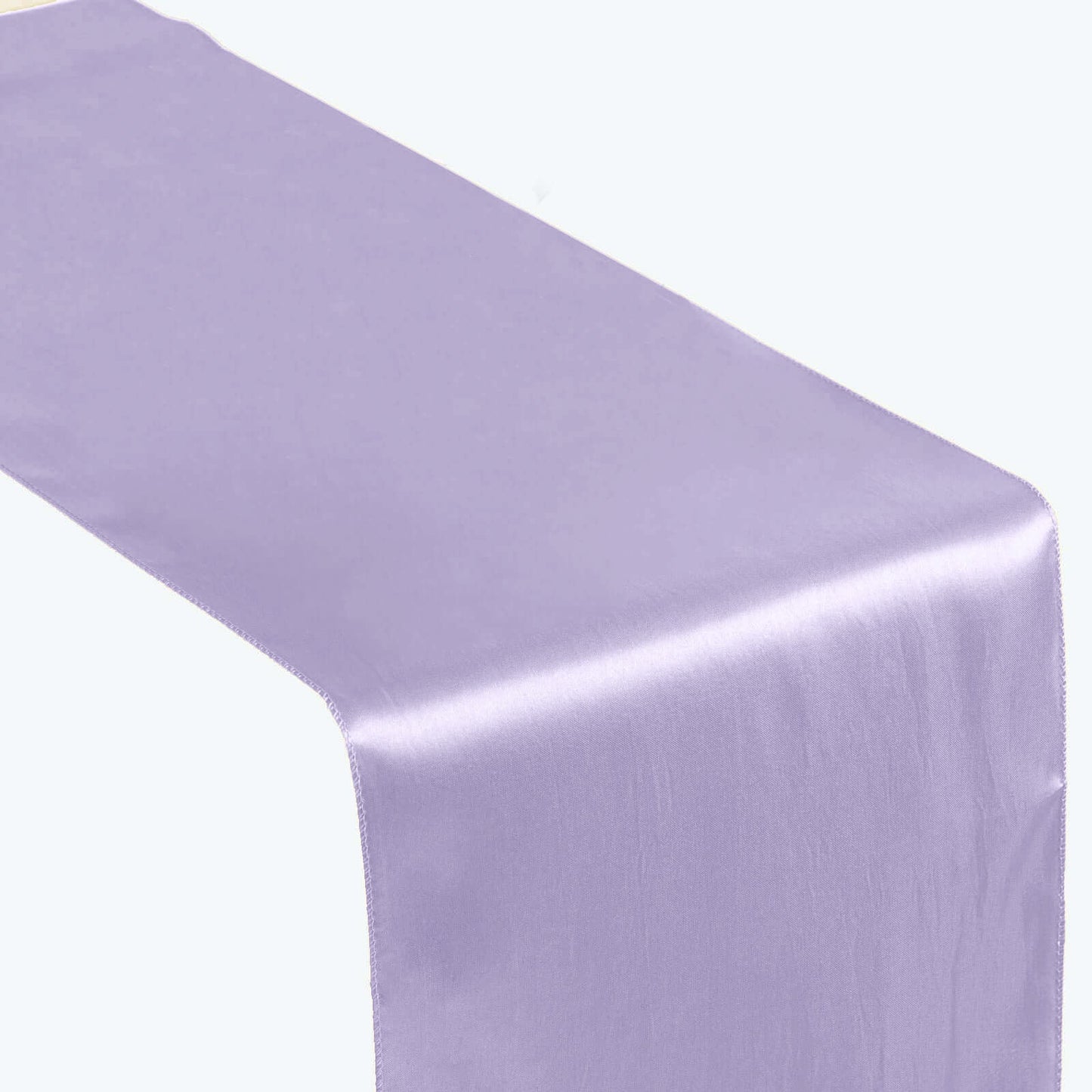 Satin 12"x108" Table Runner Lavender - Stylish Table Linen - Linen Luxes