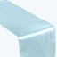 Satin 12"x108" Table Runner Light Blue - Stylish Table Linen - Linen Luxes