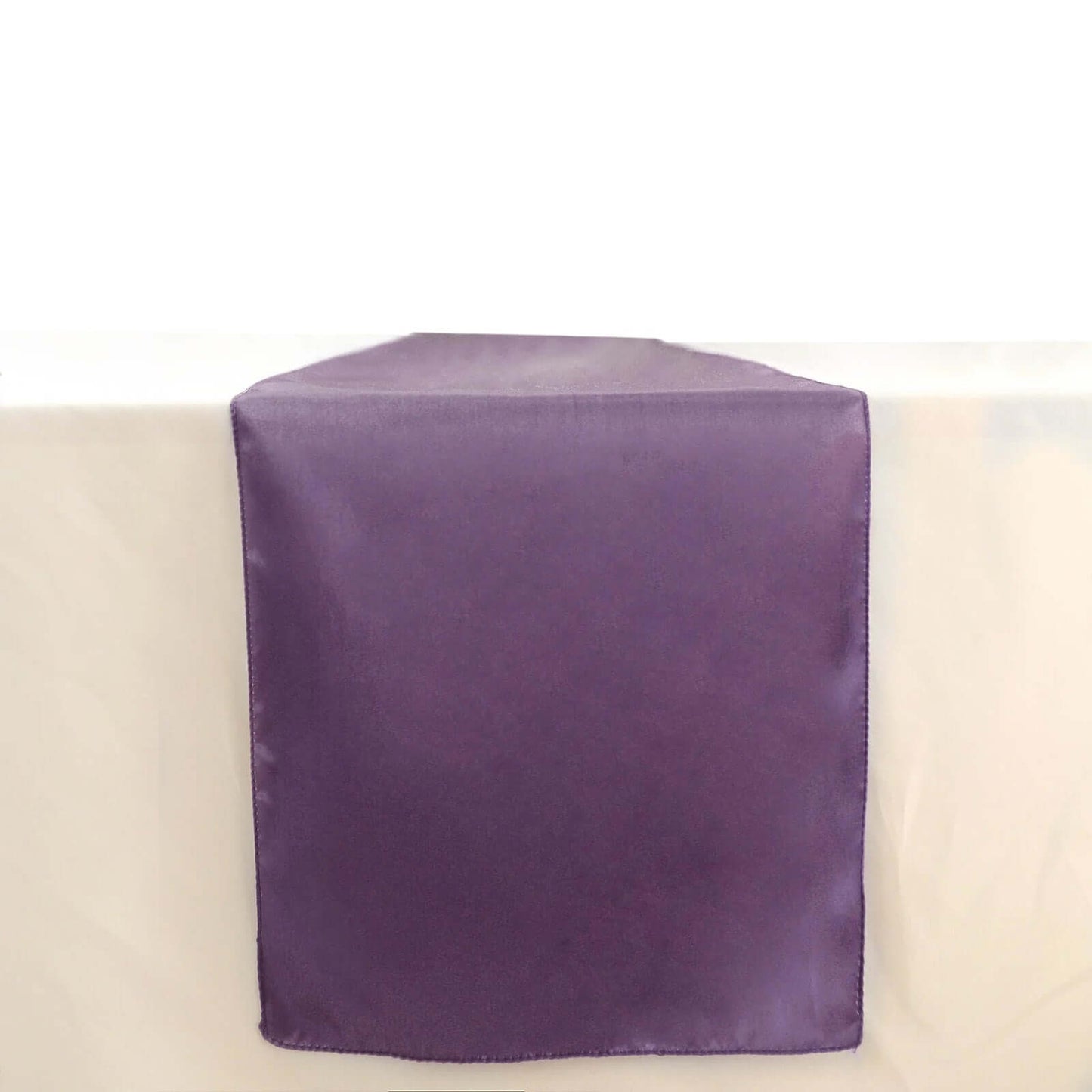 Satin 12"x108" Table Runner Violet Amethyst - Stylish Table Linen - Linen Luxes