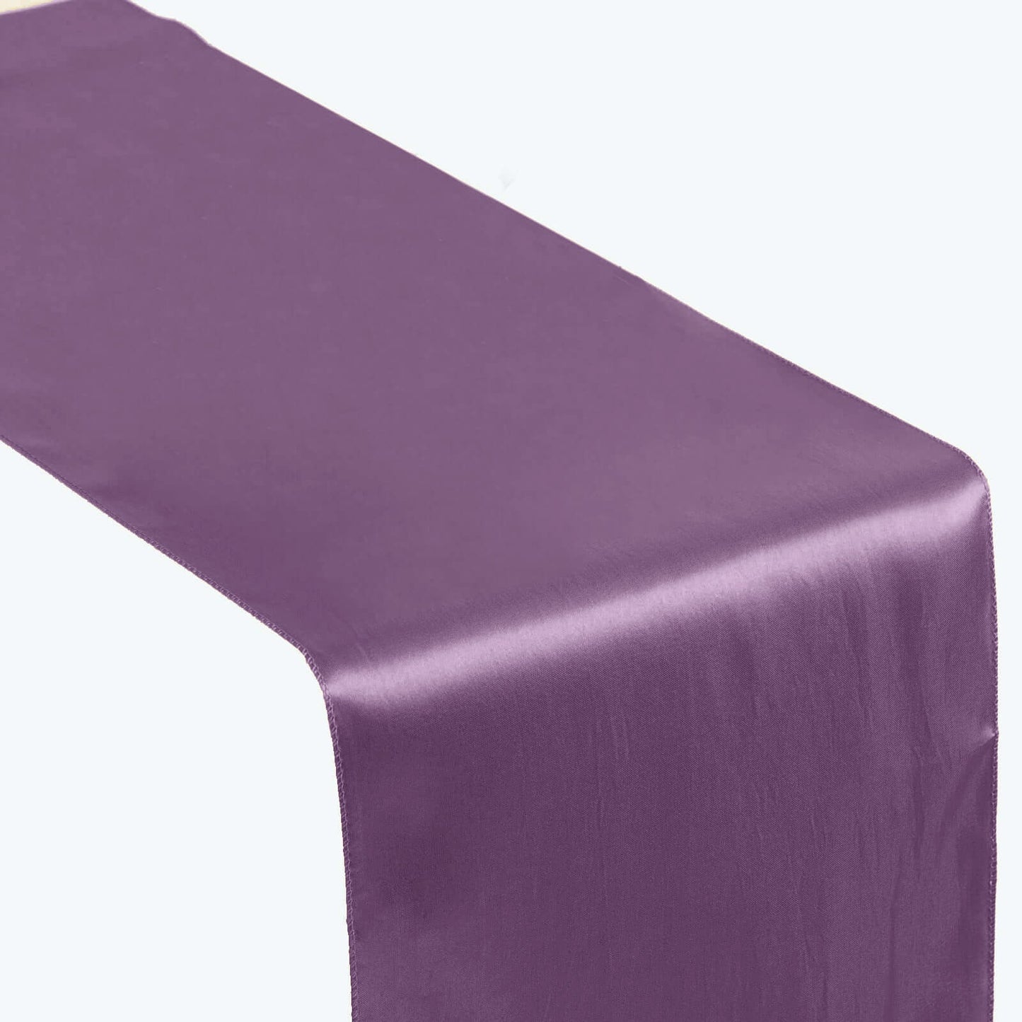 Satin 12"x108" Table Runner Violet Amethyst - Stylish Table Linen - Linen Luxes