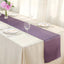 Satin 12"x108" Table Runner Violet Amethyst - Stylish Table Linen - Linen Luxes