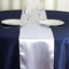 Satin 12"x108" Table Runner White - Stylish Table Linen for Weddings & Events - Linen Luxes