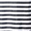 Satin 60"x102" Rectangle Tablecloth Black/White - Stripe Design with Stylish Smooth Finish Table Cover - Linen Luxes