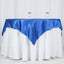 Satin 60"x60" Table Overlay Square Tablecloth Royal Blue - Smooth Silky Touch Table Cover - Linen Luxes