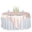 Satin 72"x72" Table Overlay Square Tablecloth Blush - Smooth Finish Table Cover - Linen Luxes