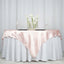 Satin 72"x72" Table Overlay Square Tablecloth Blush - Smooth Finish Table Cover - Linen Luxes