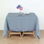 Satin 72"x72" Table Overlay Square Tablecloth Dusty Blue - Smooth Finish Table Cover - Linen Luxes
