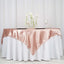 Satin 72"x72" Table Overlay Square Tablecloth Dusty Rose - Smooth Finish Table Cover - Linen Luxes