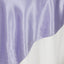 Satin 72"x72" Table Overlay Square Tablecloth Lavender Lilac - Smooth Finish Table Cover - Linen Luxes
