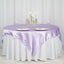 Satin 72"x72" Table Overlay Square Tablecloth Lavender Lilac - Smooth Finish Table Cover - Linen Luxes