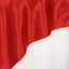 Satin 72"x72" Table Overlay Square Tablecloth Red - Smooth Finish Table Cover - Linen Luxes