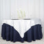 Satin 72"x72" Table Overlay Square Tablecloth White - Smooth Finish for Luxurious Events - Linen Luxes